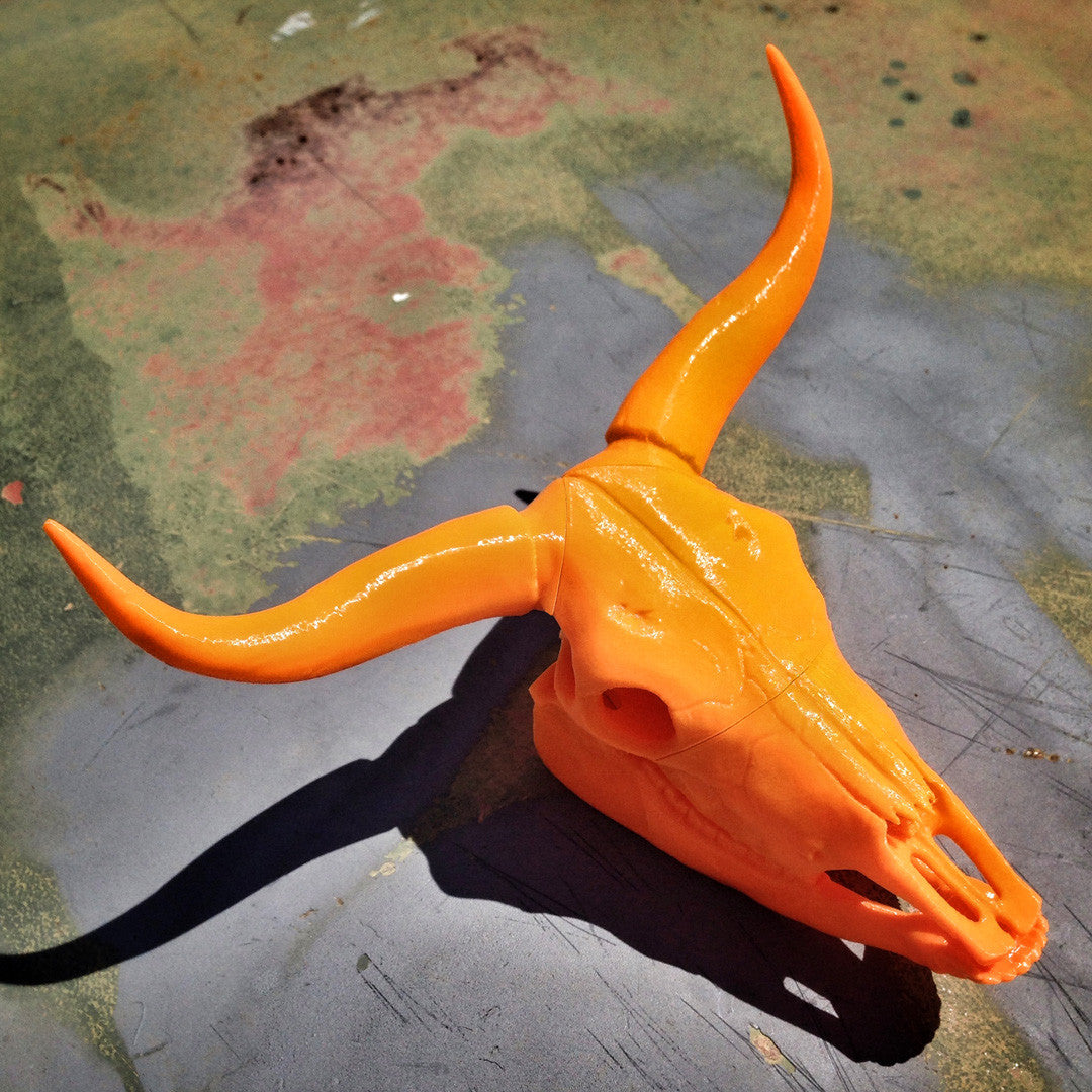 Bull Skull 3D Printing 3DKitbash