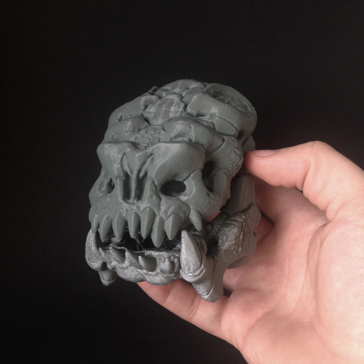 スカルヘッドバット SKULL HEADBUTT Villain PoisonX Skull Head Butt x Freakshow Exclusive Grey Venus-X
