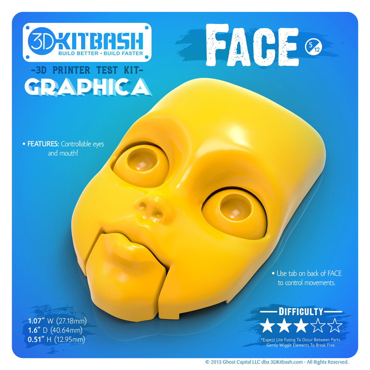 Doll Face - For 3D Printing – 3DKitbash