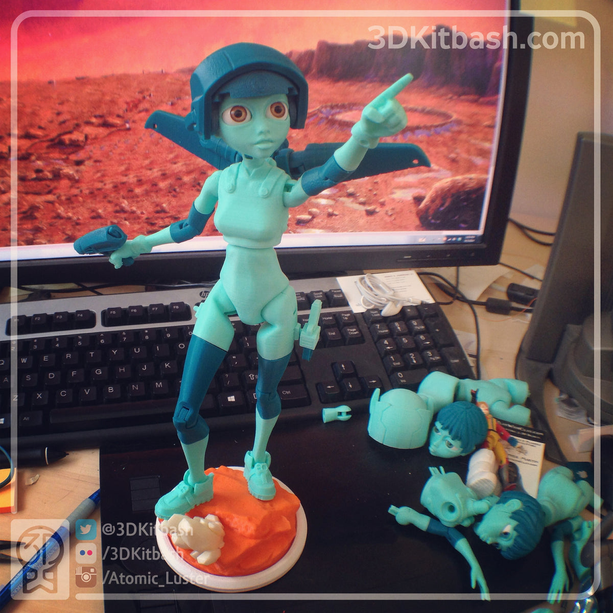 A 3D-Printable Space Suit For Quin Doll – 3DKitbash