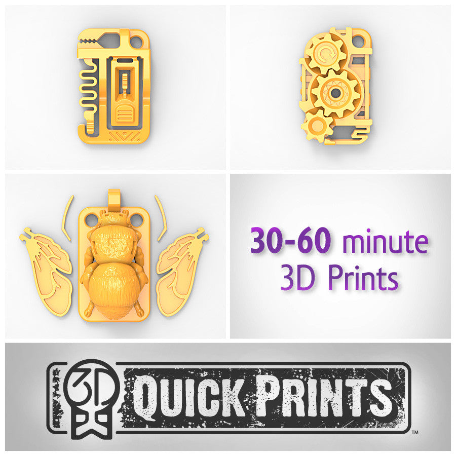 Quickprints Examples Quick Prints - Fun, Fast-Printing Models For 3D printing! – 3DKitbash