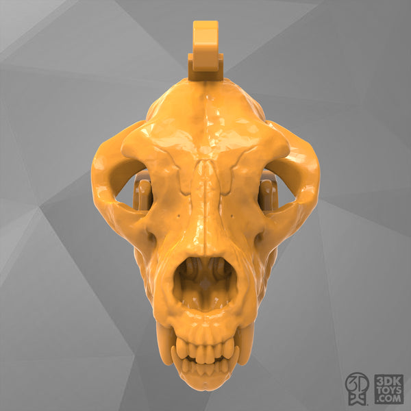 Skull Charm - Kodiak Bear