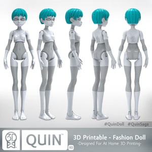 Quin, The 3D-Printable Doll